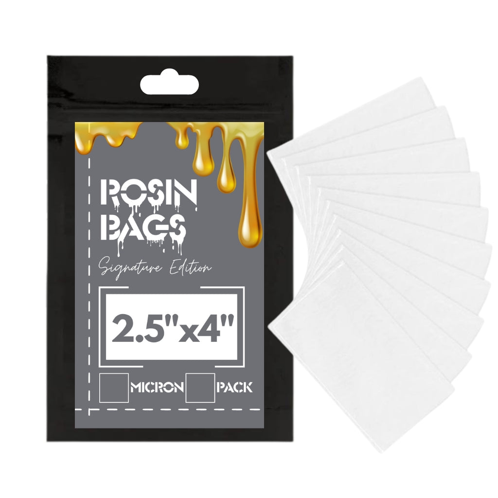 Signature Edition 2.5" x 4" Rosin Press Filter Bags
