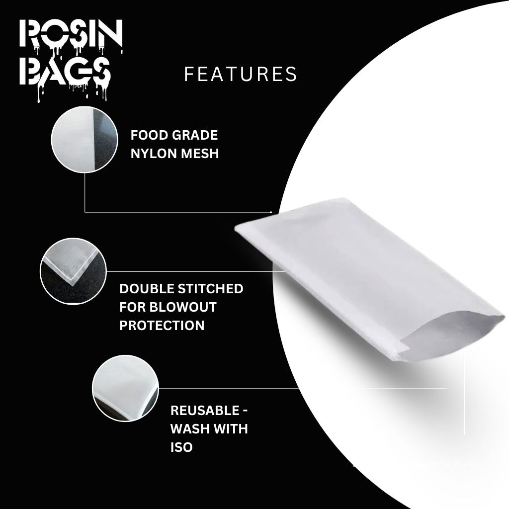Signature Edition 1.5" x 3" Rosin Press Filter Bags