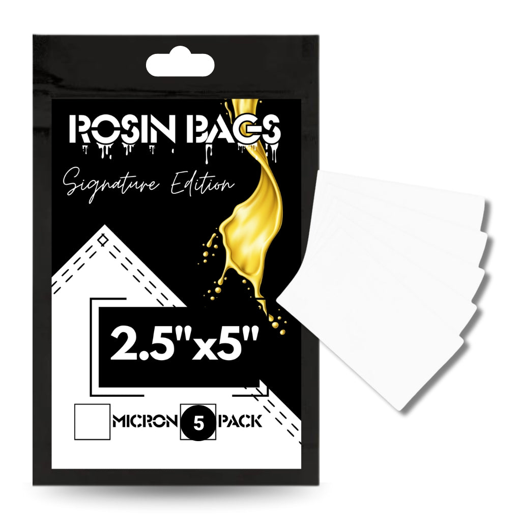 Signature Edition 2.5" x 5" Rosin Press Filter Bags
