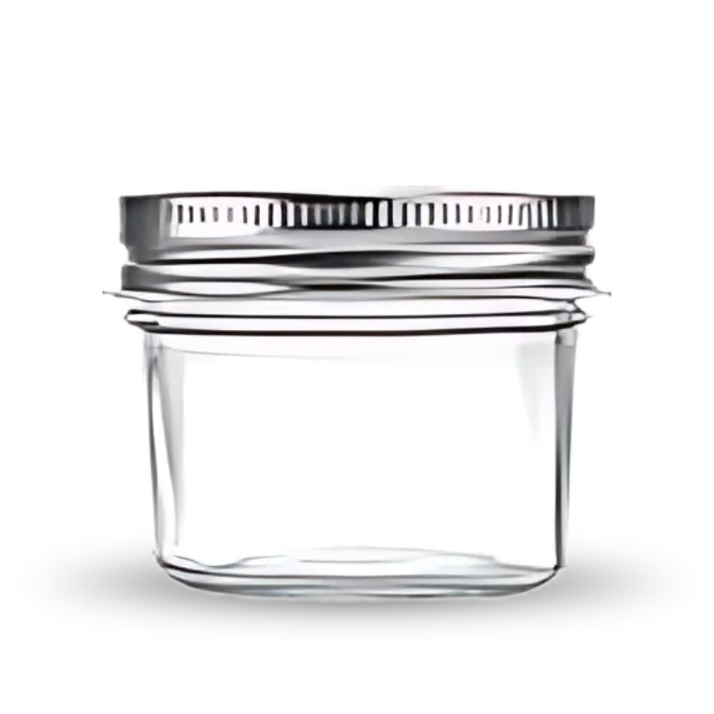 4 Oz Glass Screw Top Mason Jar