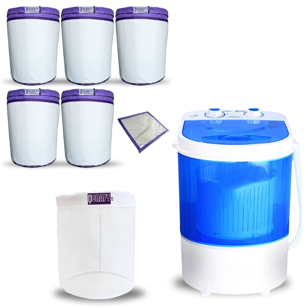 Bubble Craft PRO Mesh Bubble Bag Mini Washing Machine Extraction Kit