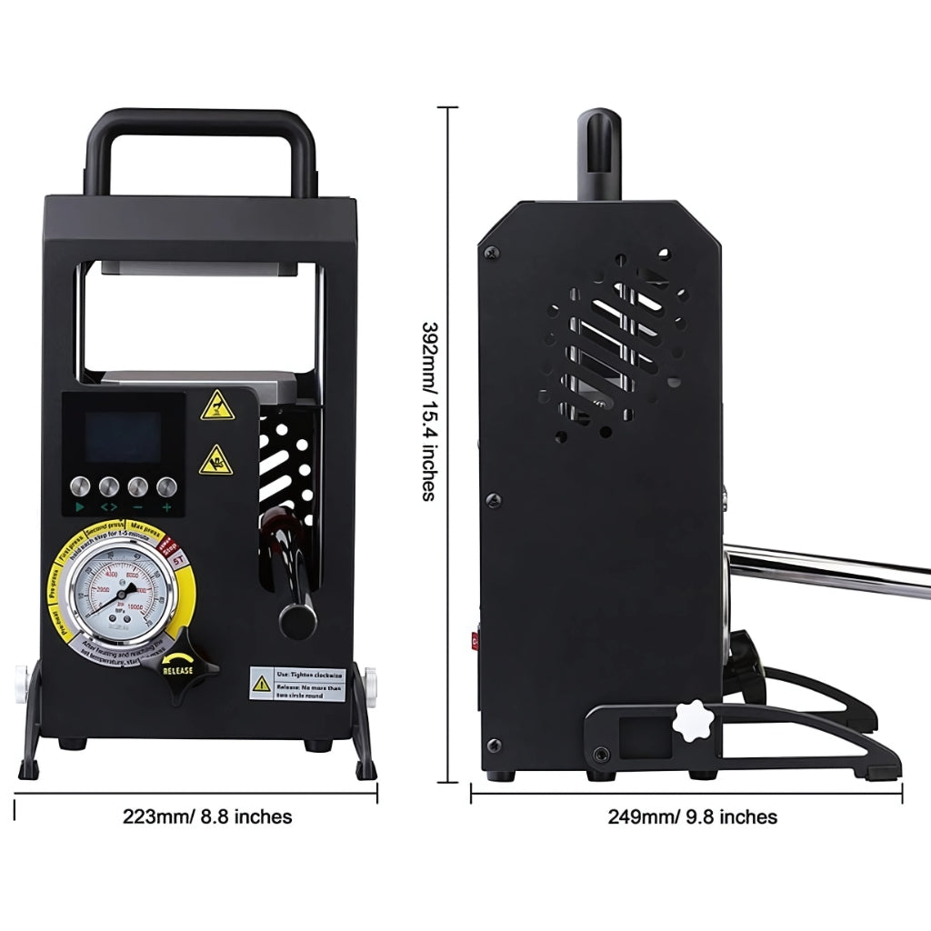 RosinCore FlowTec S10 MAX - 10 Ton Hydraulic Rosin Press
