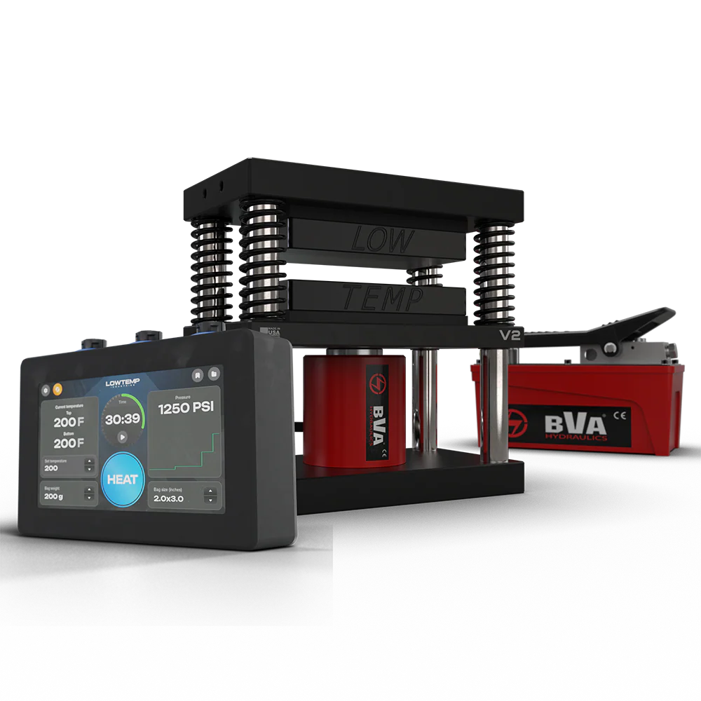 Lowtemp V2 20T Hydraulic Rosin Press (4x7) With LT4 Controller