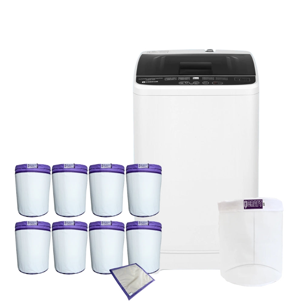 Bubble Craft PRO Heavy Duty AUTO Full Mesh Bubble Bag Washing Machine Kit