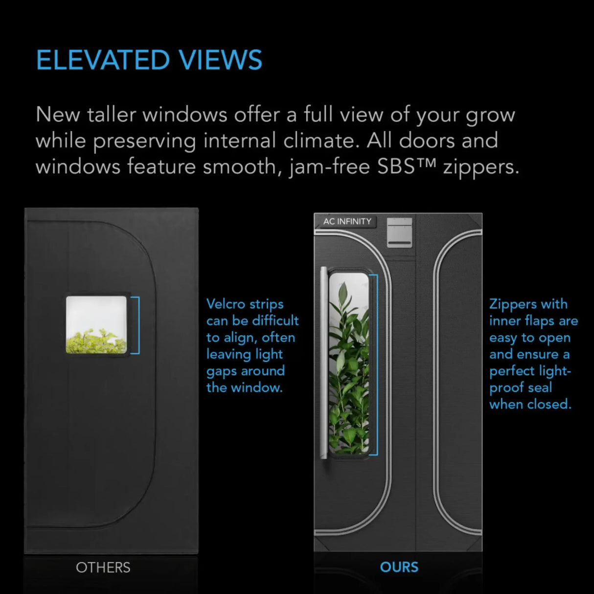AC Infinity Cloudlab 632D Grow Tent 90 x 60 x 180 cm