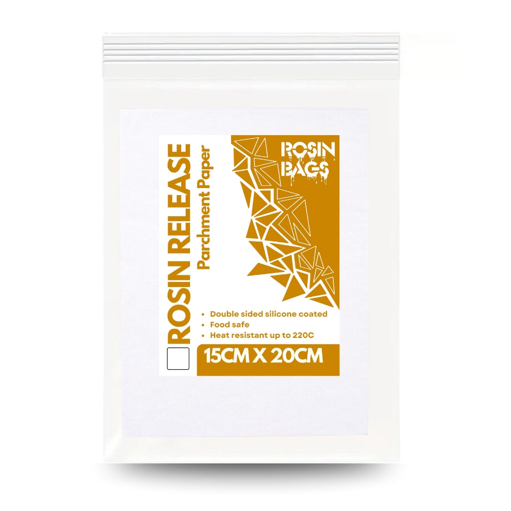 15 x 20cm - Rosin Release Parchment Paper