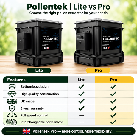 Pollentek Dry Sift Tumblers Explained: PRO vs LITE vs TRIM