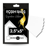 Signature Edition 2.5" x 5" Rosin Press Filter Bags