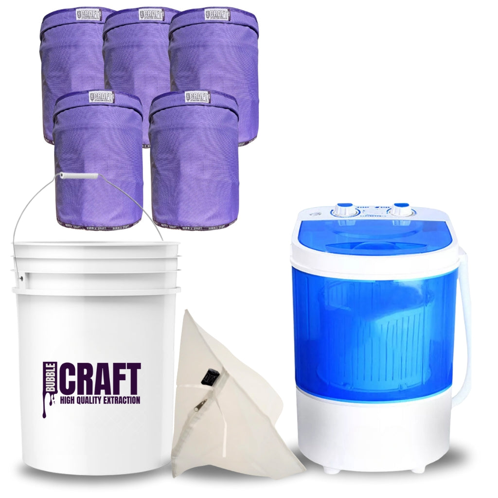 Hash IPower 1 Gal. 4-Bag Herbal Ice Bubble Hash Bag Essence Extractor Kit Free Carrying Bag And Pressing Screen Glbbag1x4 Bubble Bags