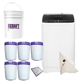 Bubble Craft PRO Heavy Duty AUTO Full Mesh Bubble Bag Washing Machine Kit