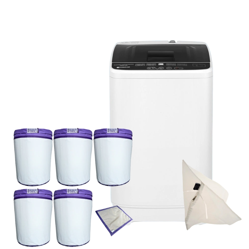 Bubble Craft PRO Heavy Duty AUTO Full Mesh Bubble Bag Washing Machine Kit