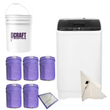 Bubble Craft PRO Heavy Duty AUTO FABRIC Bubble Bag Washing Machine Kit