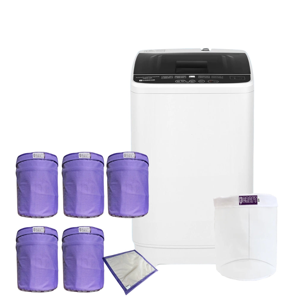 Bubble Craft PRO Heavy Duty AUTO FABRIC Bubble Bag Washing Machine Kit