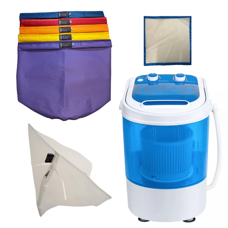 5 Gal Bottom Mesh Bubble Bag Washing Machine Kit For # Makers