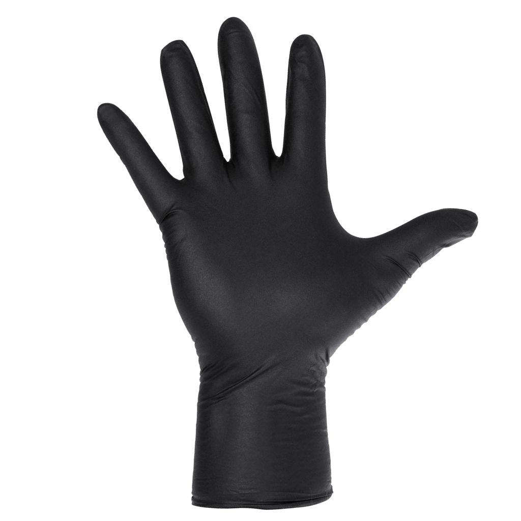 Nitrile Strong Black Gloves - 100