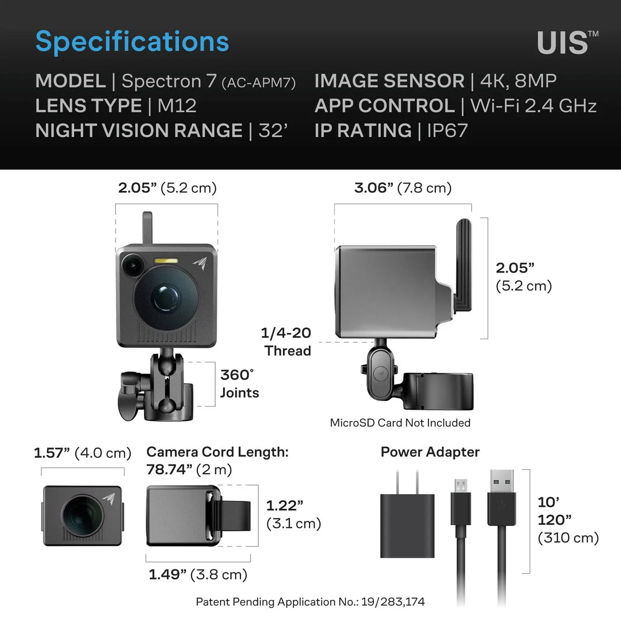 AC Infinity - Spectron 7 Ai Grow Cam (PREORDER)