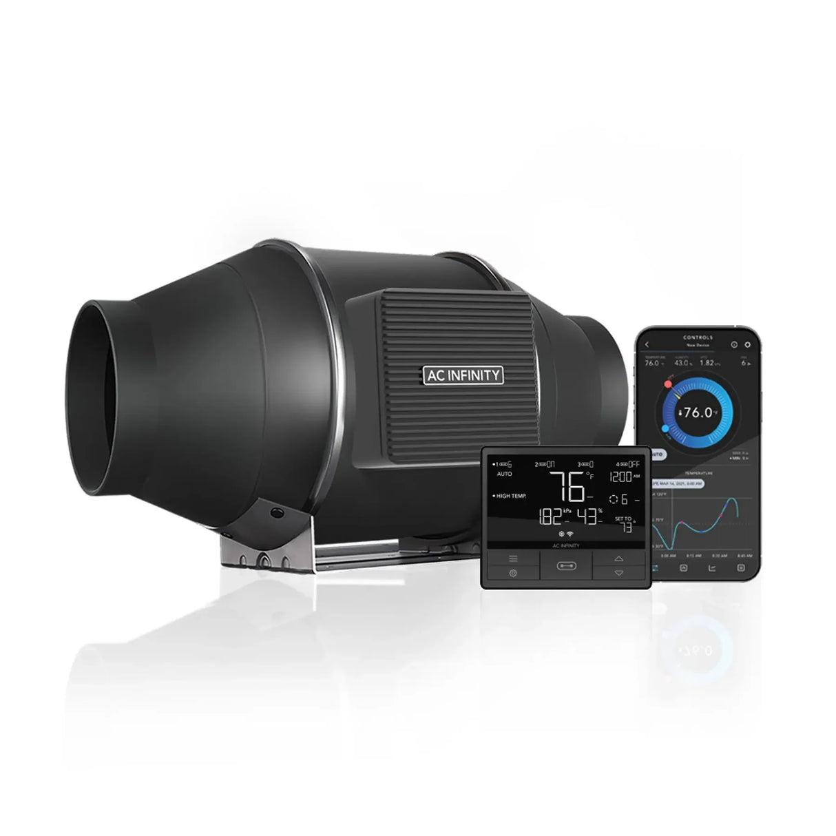 AC Infinity Cloudline Inline EC Extraction Fan