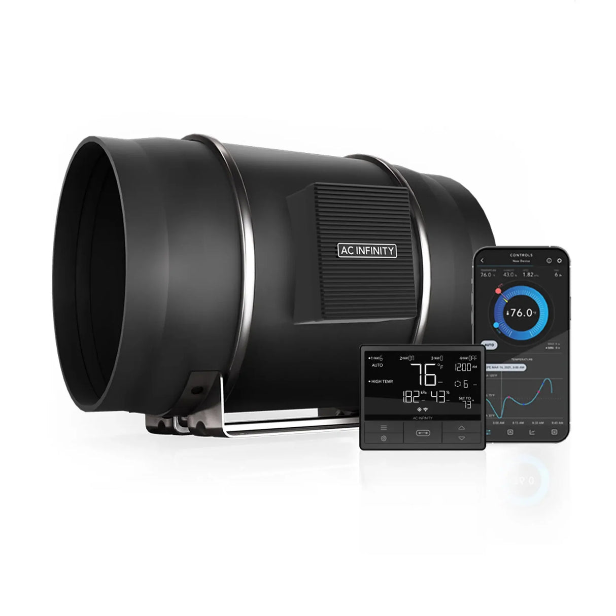 AC Infinity Cloudline Inline EC Extraction Fan