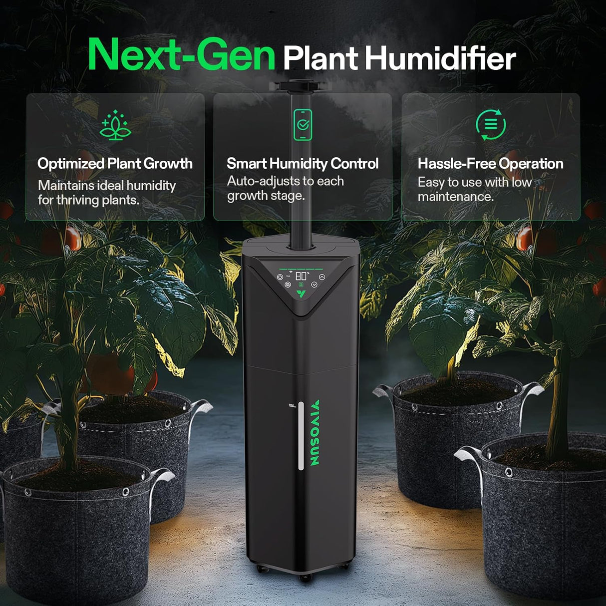 Vivosun AeroStream H19 Humidifier Intelligent 19L