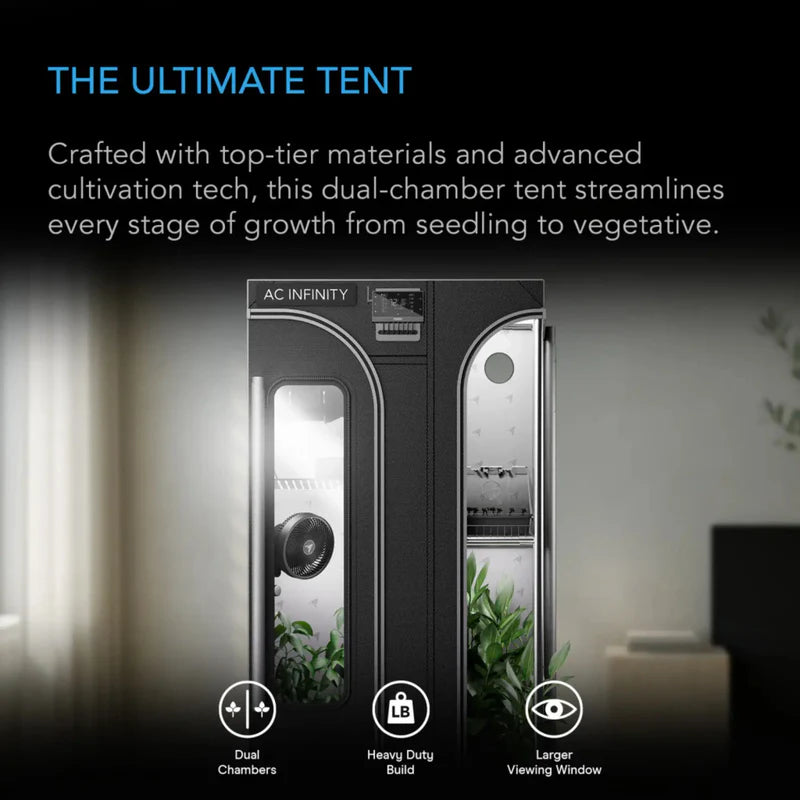 AC Infinity Cloudlab 632D Grow Tent 90 x 60 x 180 cm