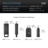 AC Infinity UIS 1-to-1 Transmitter & Receiver -  2Pack