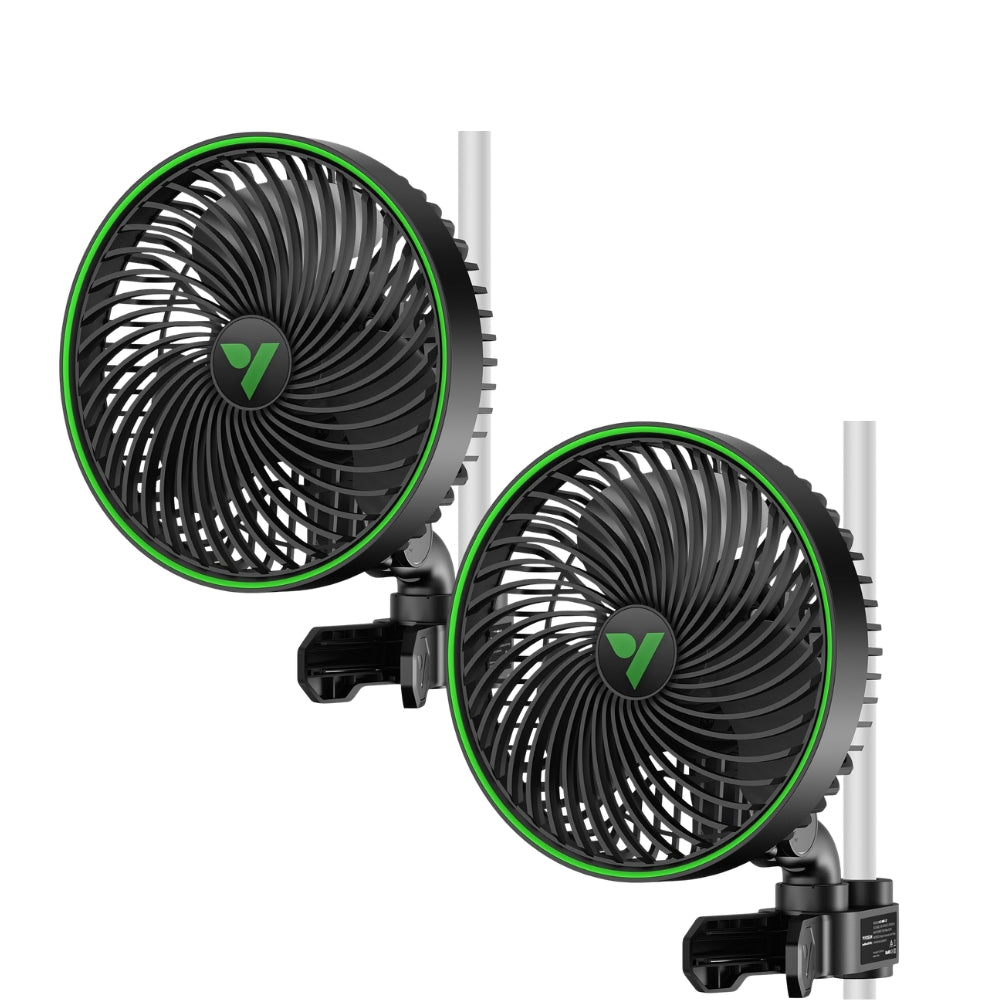Vivosun Aero Wave E6 Clip On Fan 2 Pack