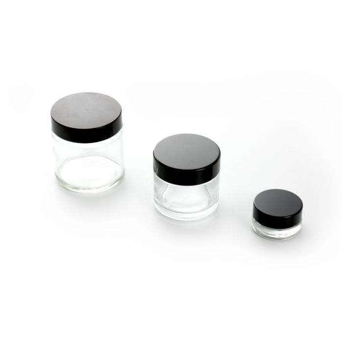 Round Glass Concentrate Jars 5ml - 120ml