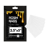 Signature Edition 2.5" x 5" Rosin Press Filter Bags