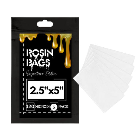 Signature Edition 2.5" x 5" Rosin Press Filter Bags