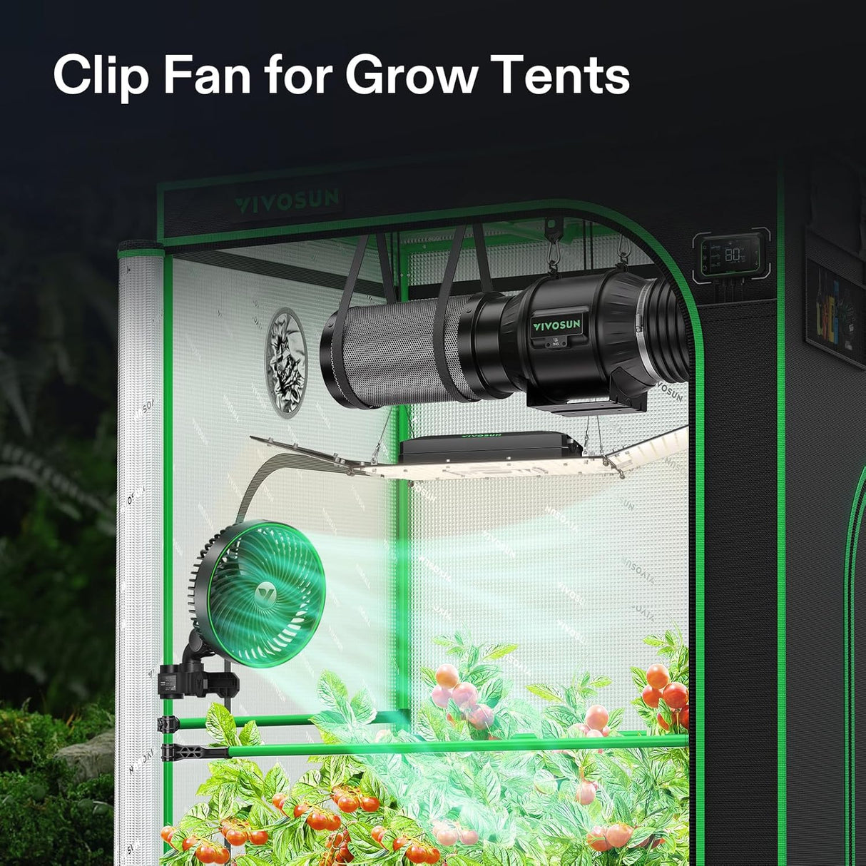 Vivosun AeroWave E6 Clip On Circulation Fan
