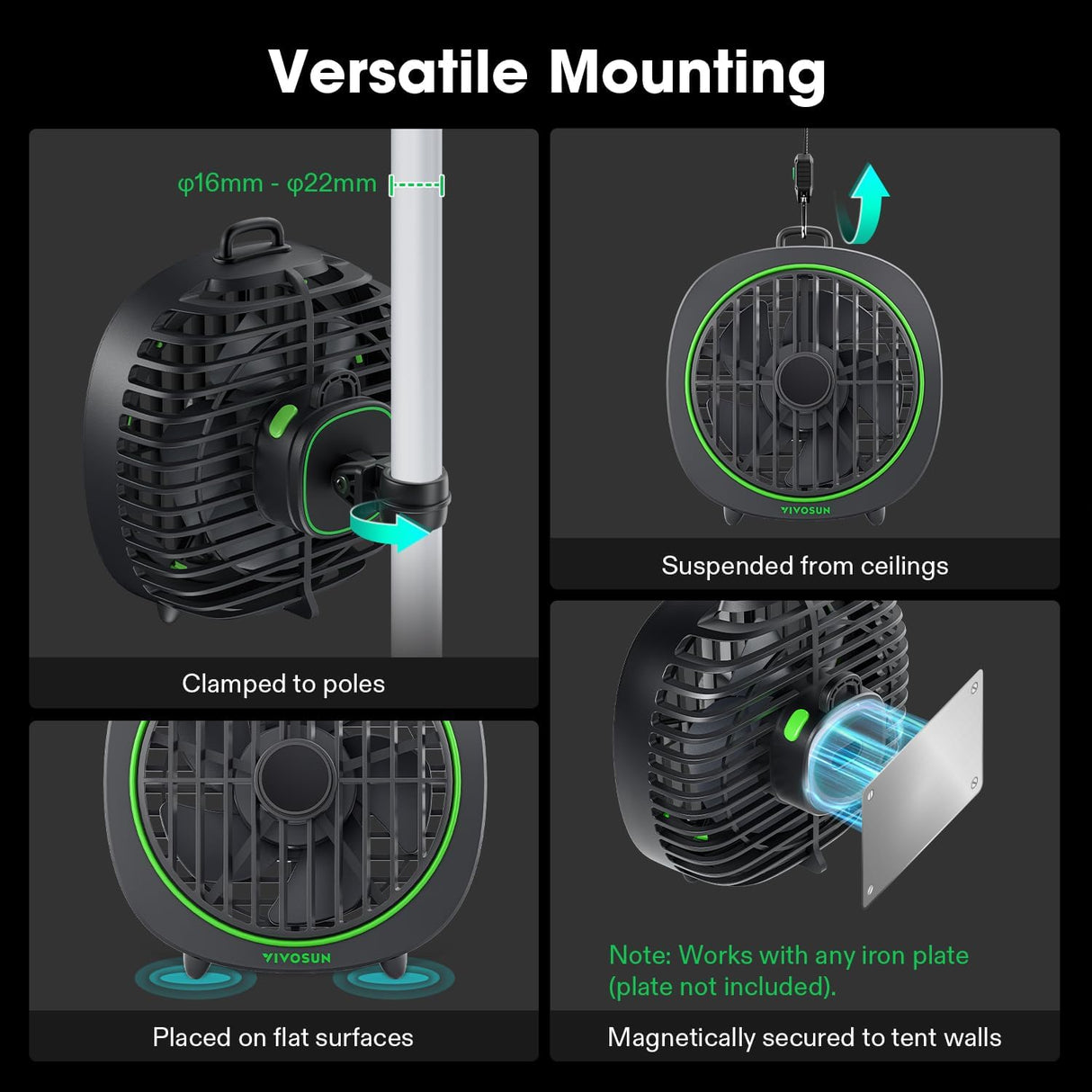 Vivosun AeroWave D4 Circulation Fan